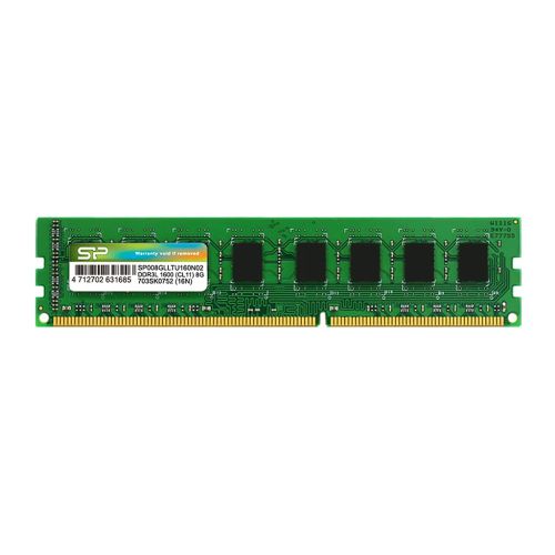 Vente Mémoire SILICON POWER DDR3 4Go 1600MHz CL11 DIMM 1.35V
