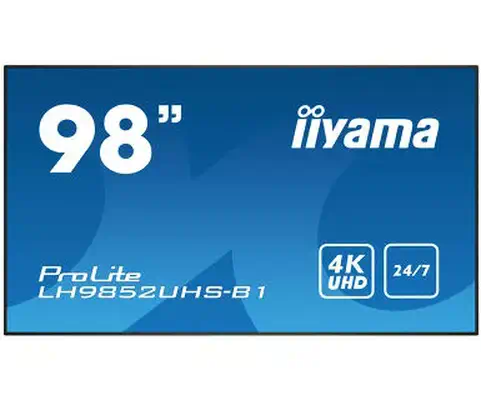 iiyama LH9852UHS-B1 Écran d'affichage dynamique Écran plat de signalisation numérique 2,49 m (98") L - Ecran Ordinateur - visuel 7