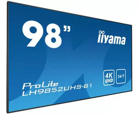 iiyama LH9852UHS-B1 Écran d'affichage dynamique Écran plat de signalisation numérique 2,49 m (98") L - Ecran Ordinateur - visuel 4