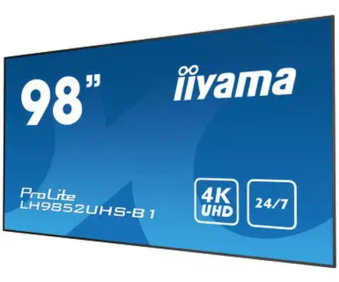 iiyama LH9852UHS-B1 Écran d'affichage dynamique Écran plat de signalisation numérique 2,49 m (98") L - Ecran Ordinateur - visuel 6