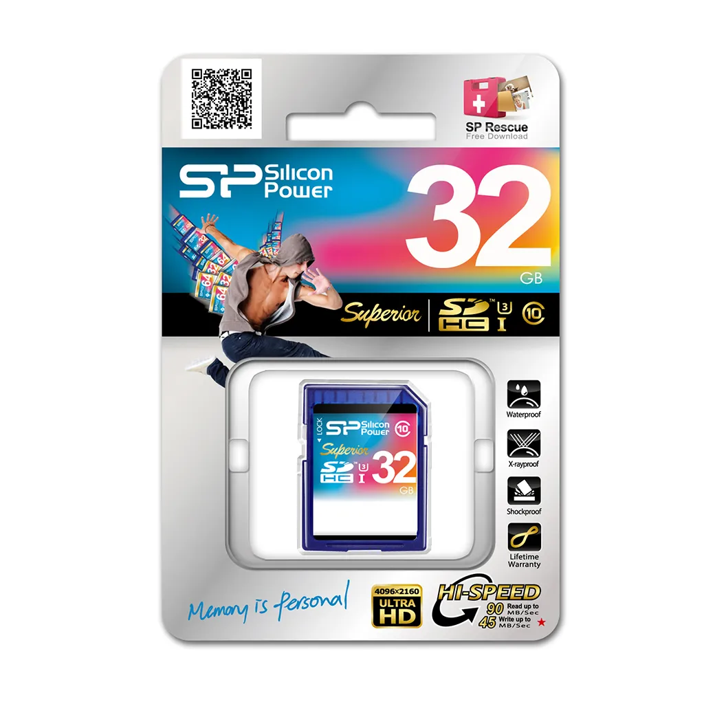 Vente SILICON POWER memory card SDXC 32Go Superior Pro Silicon Power au meilleur prix - visuel 2