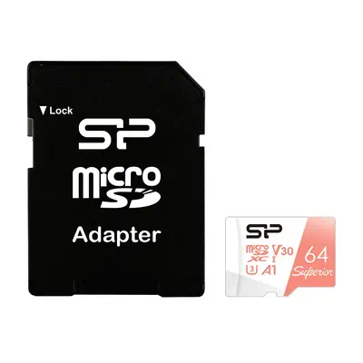 Vente SILICON POWER memory card Superior Micro SDXC 64Go Silicon Power au meilleur prix - visuel 2