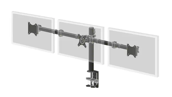 iiyama Desk Mount 68,6 cm (27") Bureau Noir - Support Fixe & Mobile - visuel 2