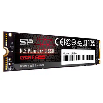 Livraison gratuite Silicon Power UD80 250 Go M.2 PCI Express 3.0 NVMe 3D NAND