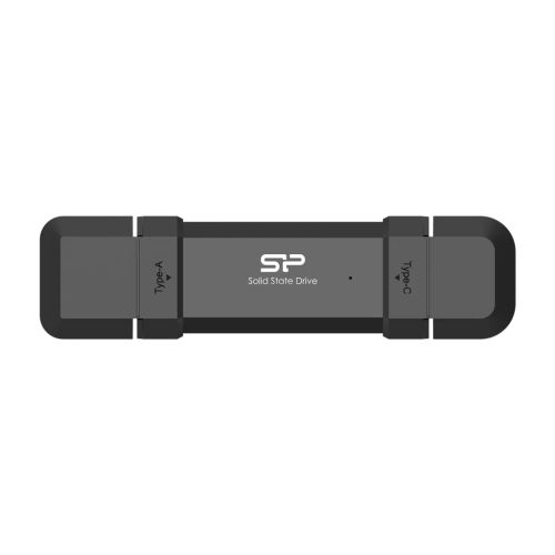 Revendeur officiel SILICON POWER DS72 500Go USB-A USB-C 1050/850 Mo/s External SSD Black
