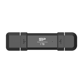 Achat Disque dur SSD SILICON POWER DS72 1To USB-A USB-C 1050/850 Mo/s External SSD Black