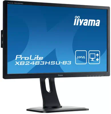 iiyama ProLite XB2483HSU-B3 LED display 60,5 cm (23.8") 1920 x 1080 pixels Full HD Noir - Ecran Ordinateur - visuel 9