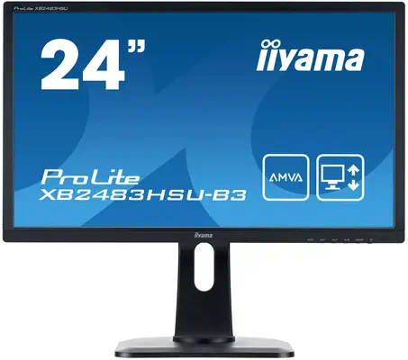 iiyama ProLite XB2483HSU-B3 LED display 60,5 cm (23.8") 1920 x 1080 pixels Full HD Noir - Ecran Ordinateur - visuel 1