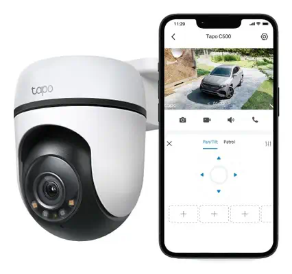 TP-Link Tapo C500 Dôme Caméra de sécurité IP Extérieure 1920 x 1080 pixels Plafond/Mur/Poteau - Switchs et Hubs - visuel 4