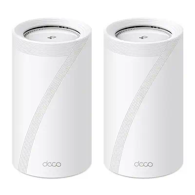 TP-Link Deco BE85 (2-Pack) Tri-bande (2,4 GHz / 5 GHz / 6 GHz) Wi-Fi 7 (802.11be) Blanc 4 Interne - Borne Wifi - visuel 1