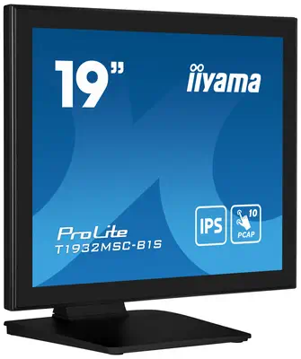iiyama ProLite T1932MSC-B1S écran plat de PC 48,3 cm (19") 1280 x 1024 pixels Full HD LED Écran tact - Ecran Ordinateur - visuel 3