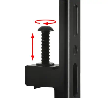 B-Tech BT8416 165,1 cm (65") Mur Noir - Visioconférence - visuel 3