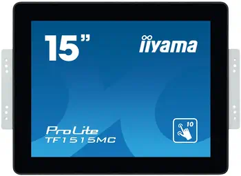 iiyama TF1515MC-B2 Écran d'affichage dynamique 38,1 cm (15") LED 350 cd/m² XGA Noir Écran tactile revendeur officiel