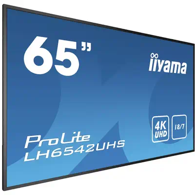 iiyama LH6542UHS-B1 Écran d'affichage dynamique Écran plat de signalisation numérique 163,8 cm (64.5 - Ecran TV - visuel 4