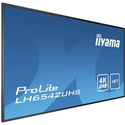 iiyama LH6542UHS-B1 Écran d'affichage dynamique Écran plat de signalisation numérique 163,8 cm (64.5 - Ecran TV - visuel 6