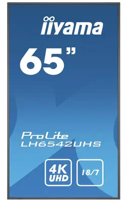 iiyama LH6542UHS-B1 Écran d'affichage dynamique Écran plat de signalisation numérique 163,8 cm (64.5 - Ecran TV - visuel 2