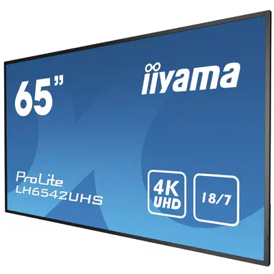 iiyama LH6542UHS-B1 Écran d'affichage dynamique Écran plat de signalisation numérique 163,8 cm (64.5 - Ecran TV - visuel 7