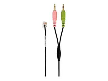 EPOS UI Box to PC Cable: Modular plug to two 3.5mm jack revendeur officiel