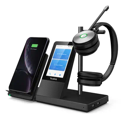 Yealink WH66 Dual UC Casque Sans fil Arceau Bureau/Centre d'appels USB Type-A Bluetooth Socle de cha - Casque Micro - visuel 5