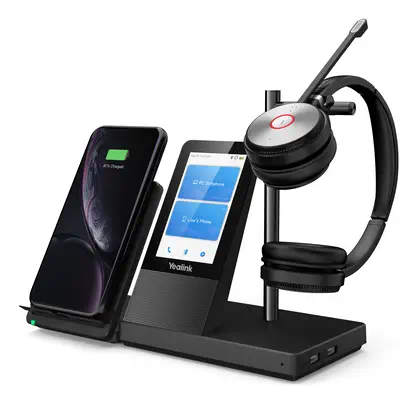Yealink WH66 Dual UC Casque Sans fil Arceau Bureau/Centre d'appels USB Type-A Bluetooth Socle de cha - Casque Micro - visuel 2
