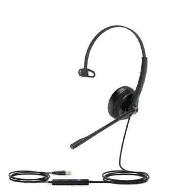 Yealink UH34 Casque Avec fil Arceau Bureau/Centre d'appels Noir - Casque Micro - visuel 1