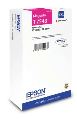Epson C13T75434N cartouche d'encre 1 pièce(s) Original Rendement extra (super) élevé Magenta - Cartouches d'encre - visuel 1