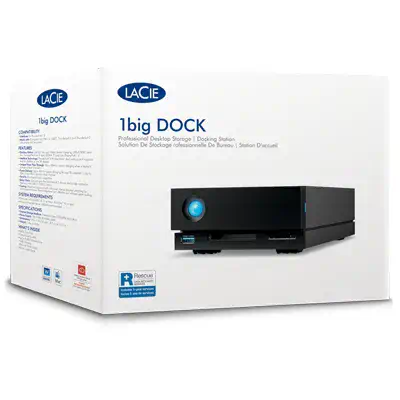 LACIE 1big Dock 24To Thunderbolt 4 USB 3.2 LaCie - visuel 1 - hello RSE - Solution de stockage efficace