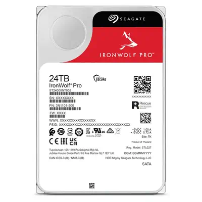 Seagate IronWolf Pro ST24000NT002 disque dur 24 To Seagate - visuel 1 - hello RSE - Soyez créatif