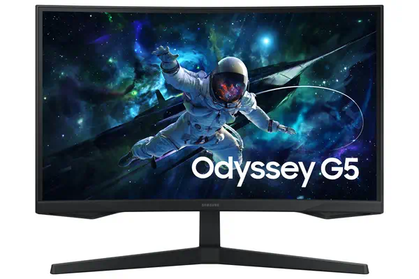27" Odyssey G5 G55C QHD 165Hz Gaming Monitor - Samsung - Ecran Ordinateur - visuel 2