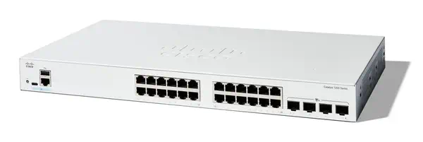 Cisco C1200-24T-4X commutateur réseau Géré L2/L3 Gigabit Ethernet (10/100/1000) Blanc - Switchs et Hubs - visuel 3