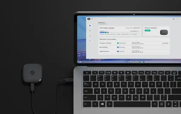 Synology BeeDrive 4 To USB Type-C 3.2 Gen Synology - visuel 1 - hello RSE - Synchroniser des données entre vos ordinateurs