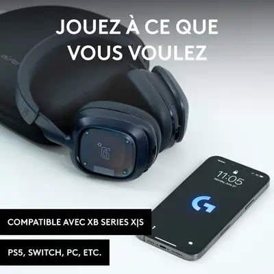 Logitech G A30 Casque Avec fil &sans fil Arceau Jouer Bluetooth Bleu - Casque Micro - visuel 8