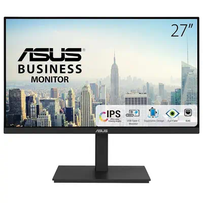 ASUS VA27ACFSN écran plat de PC 68,6 cm (27") 2560 x 1440 pixels Wide Quad HD LCD Noir - Asus - Ecran Ordinateur - visuel 1