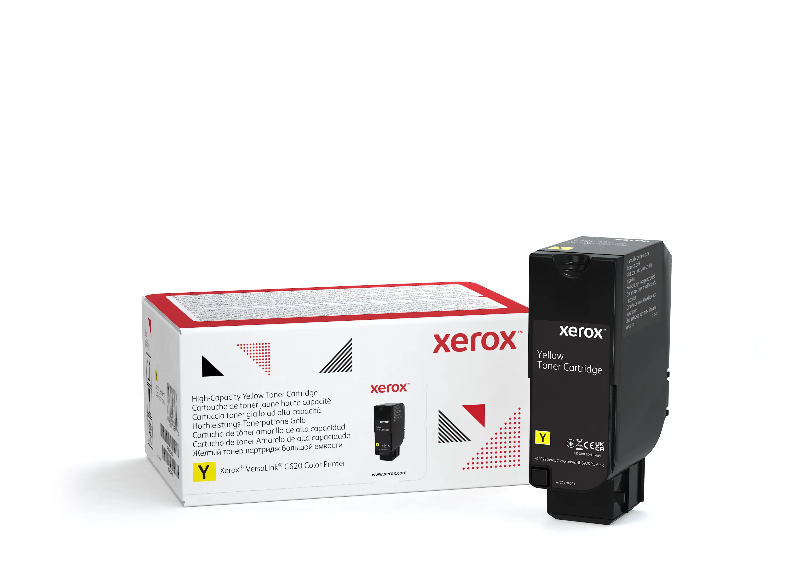 Cartouche de toner Jaune de Grande capacité Xerox Imprimante couleur Xerox® VersaLink® C620 (12000 p - Toner - visuel 1