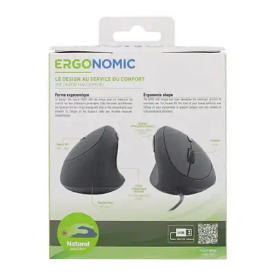 T'nB ERGONOMIC souris Universel Gauche USB Type-A 1600 DPI - T'NB - Souris - visuel 8