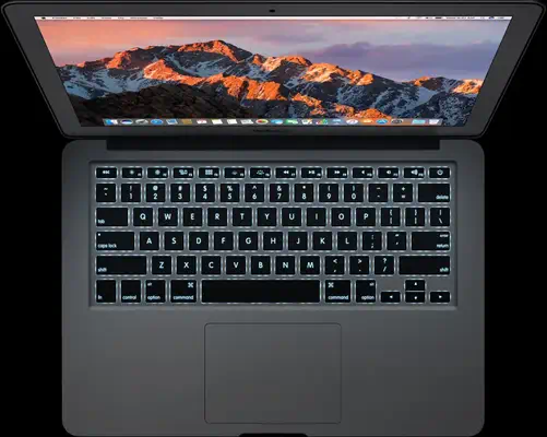 MacBook Air 13'' i5 1,8GHz 8Go 256Go SSD 2017 Coque Noire - Grade Reconditionné en France Bon état - Apple - PC Portable reconditionné - visuel 7