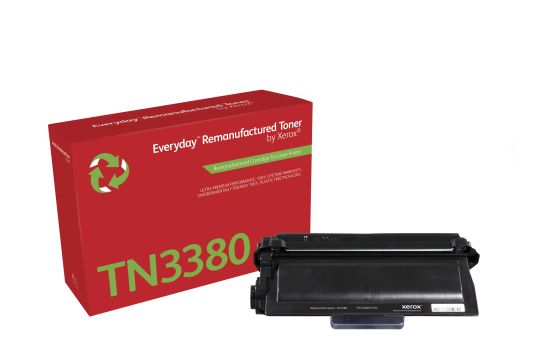 Vente Toner Toner remanufacturé Mono Everyday™ de Xerox compatible avec Brother TN3380, Grande capacité
