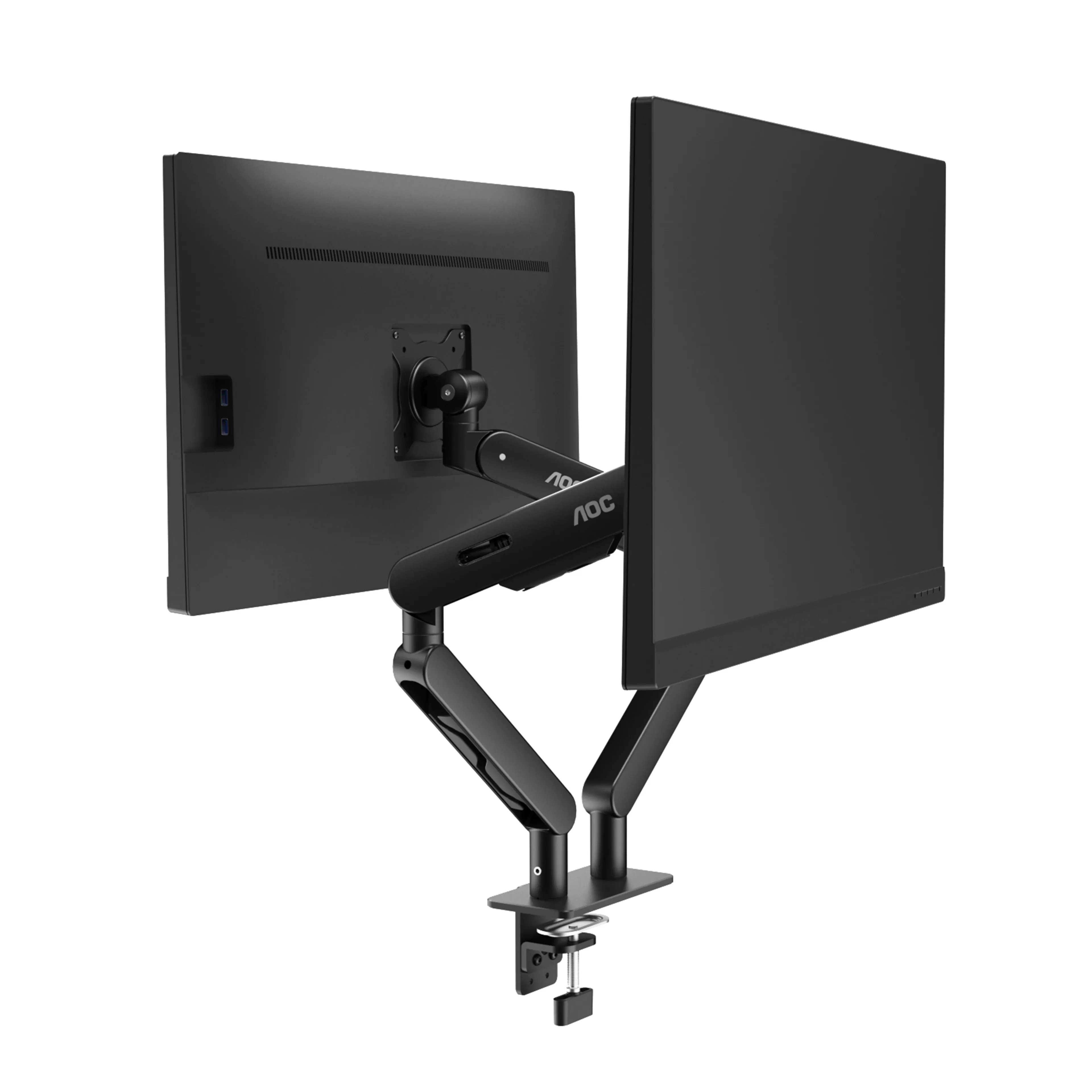 Achat AOC AM420 Dual Monitor Arm - black sur hello RSE - visuel 5