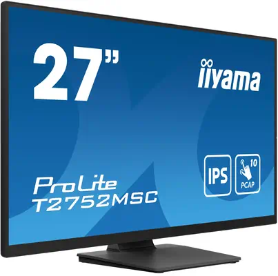 iiyama ProLite T2752MSC-B1 écran plat de PC 68,6 cm (27") 1920 x 1080 pixels Full HD LED Écran tacti - Ecran Ordinateur - visuel 4