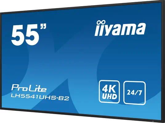iiyama LH5541UHS-B2 Écran d'affichage dynamique En forme de kiosk 138,7 cm (54.6") LCD 500 cd/m² 4K  - Affichage dynamique - visuel 7