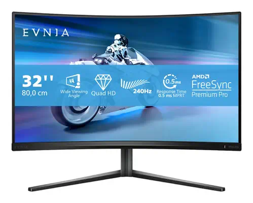 Philips Evnia 5000 32M2C5500W/00 écran plat de PC 80 cm (31.5") 2560 x 1440 pixels Quad HD LCD Noir - Ecran Ordinateur - visuel 10