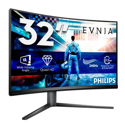 Philips Evnia 5000 32M2C5500W/00 écran plat de PC 80 cm (31.5") 2560 x 1440 pixels Quad HD LCD Noir - Ecran Ordinateur - visuel 2