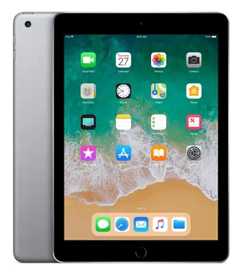 iPad 6 9.7'' 128Go - Gris - WiFi - Grade Reconditionné en France Bon état - Apple - Tablette reconditionnée - visuel 1