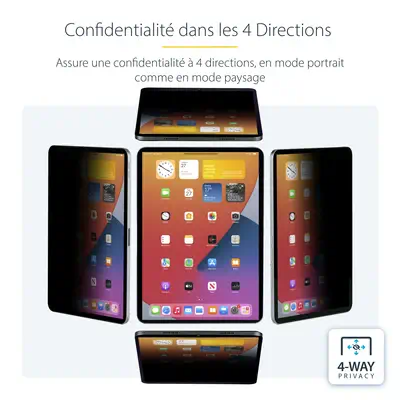 Filtre de Confidentialité à 4 Directions pour iPad Pro 11 pouces, 3e Génération et Supérieur, pour P - StarTech - Accessoire Divers - visuel 10