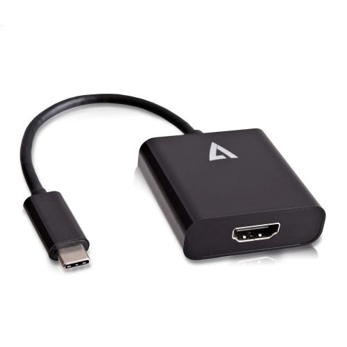 Revendeur officiel Câble HDMI V7 Adaptateur USB-C(m) vers HDMI(f) Noir