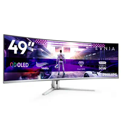 Philips Evnia 8000 49M2C8900L/00 écran plat de PC 124,2 cm (48.9") 5120 x 1440 pixels Dual QHD QD-OL - Ecran Ordinateur - visuel 7