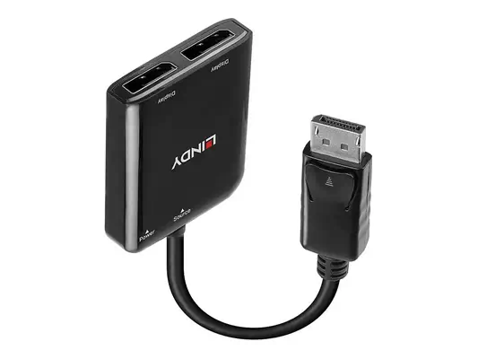 LINDY 2 Port DisplayPort 1.2mST Hub - Lindy - Câble Audio - visuel 4