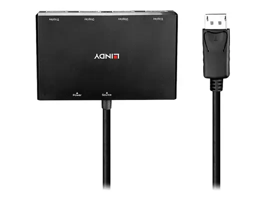 LINDY 4 Port DisplayPort 1.2 MST Hub - Lindy - Câble Audio - visuel 2