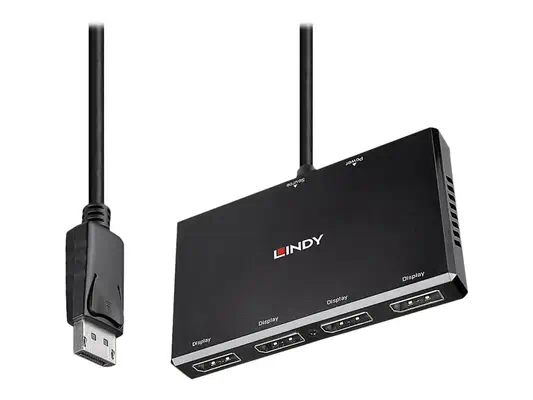 LINDY 4 Port DisplayPort 1.2 MST Hub - Lindy - Câble Audio - visuel 3