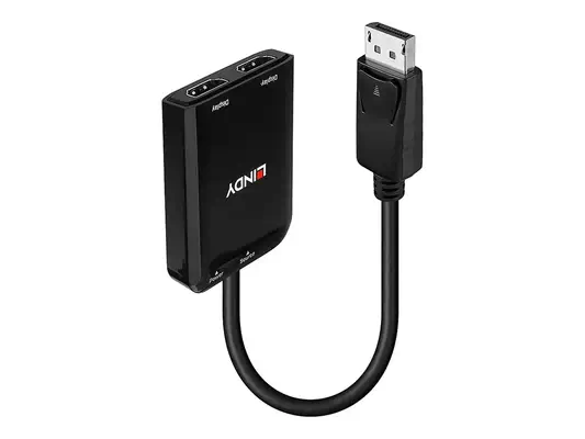 LINDY DisplayPort to 2 Port HDMI MST Hub - Lindy - Câble Audio - visuel 2